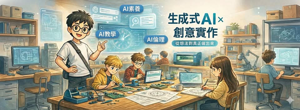 生成式AI×創意實作，從想法到真正做出來